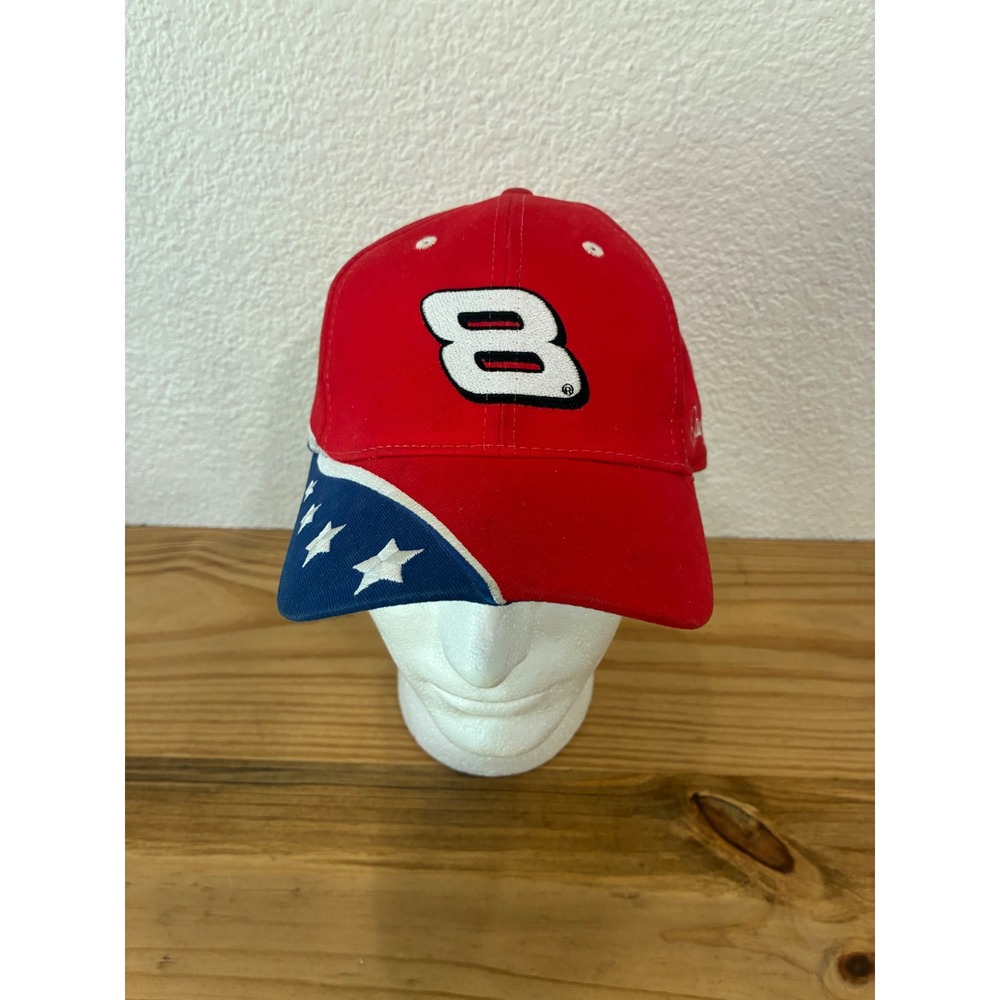 Dale Earnhardt Jr. NASCAR Winners Circle American Flag Stars Adjustable - NEW